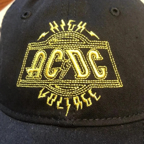 AC/DC High Voltage Distressed Hat Retro - Picture 2 of 6